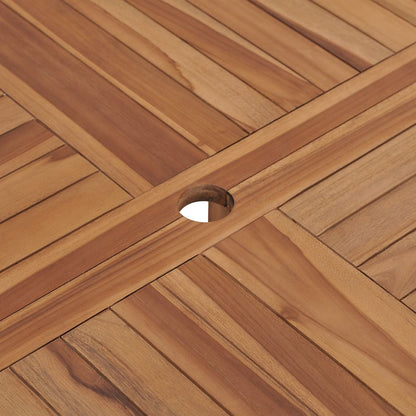 Garden Dining Table Ø110X75 Cm Solid Wood Teak