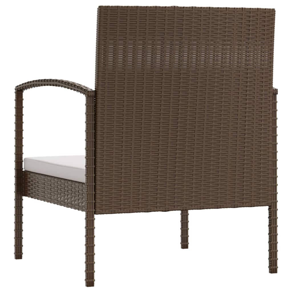 8 Piece Garden Lounge Set With Cushions Poly Rattan