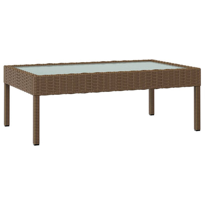 8 Piece Garden Lounge Set With Cushions Poly Rattan