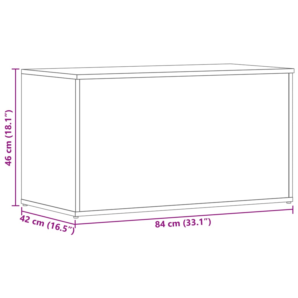 Storage Chest Engineered Wood