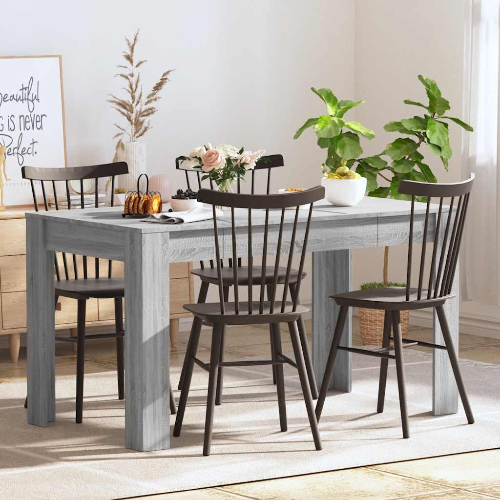 Dining Table 140X74.5X76 Cm Engineered Wood