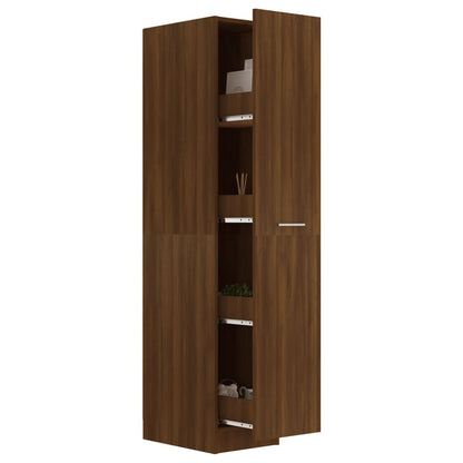 Apothecary Cabinet 30X42.5X150 Cm Engineered Wood