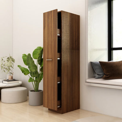 Apothecary Cabinet 30X42.5X150 Cm Engineered Wood