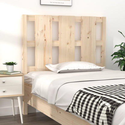 Bed Headboard 155.5 Cm Solid Wood Pine