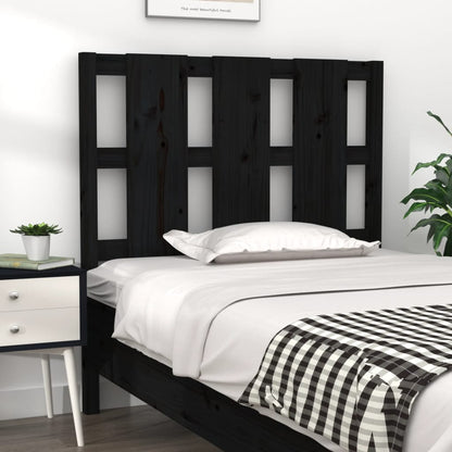 Bed Headboard 155.5 Cm Solid Wood Pine