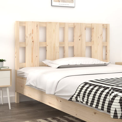 Bed Headboard 155.5 Cm Solid Wood Pine
