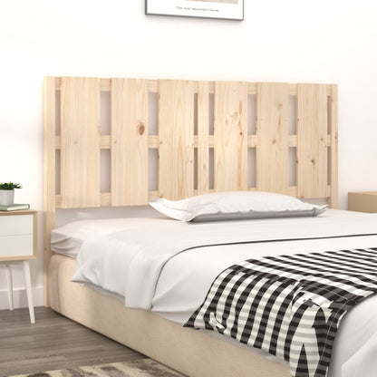 Bed Headboard 155.5 Cm Solid Wood Pine