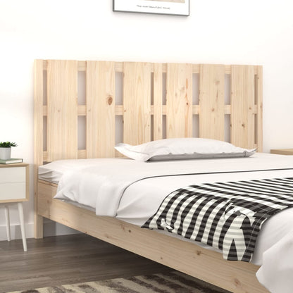 Bed Headboard 155.5 Cm Solid Wood Pine