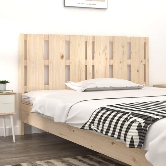 Bed Headboard 155.5 Cm Solid Wood Pine