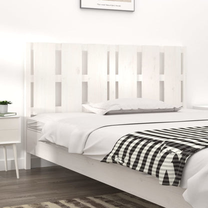 Bed Headboard 155.5 Cm Solid Wood Pine