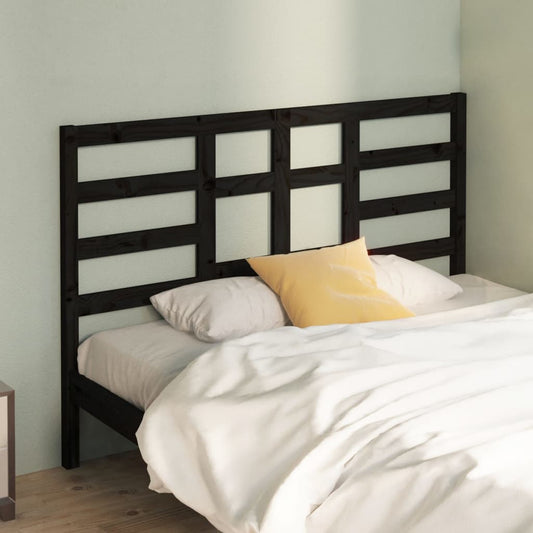 Bed Headboard 141 Cm Solid Wood Pine