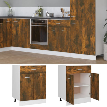 Drawer Bottom Cabinet Lyon 60X46X81.5 Cm Engineered Wood