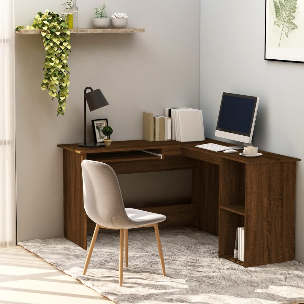 Corner Desk 120X140X75 Cm Engineered Wood