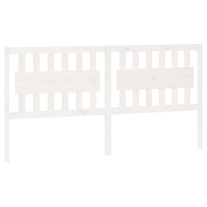 Bed Headboard 185.5 Cm Solid Wood Pine