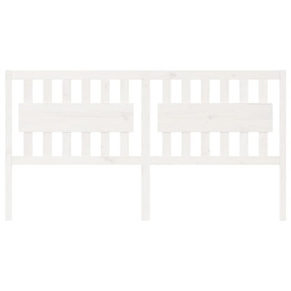 Bed Headboard 185.5 Cm Solid Wood Pine