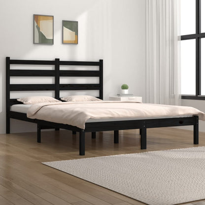 Bed Frame Without Mattress Solid Wood Pine