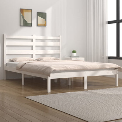 Bed Frame Without Mattress Solid Wood Pine