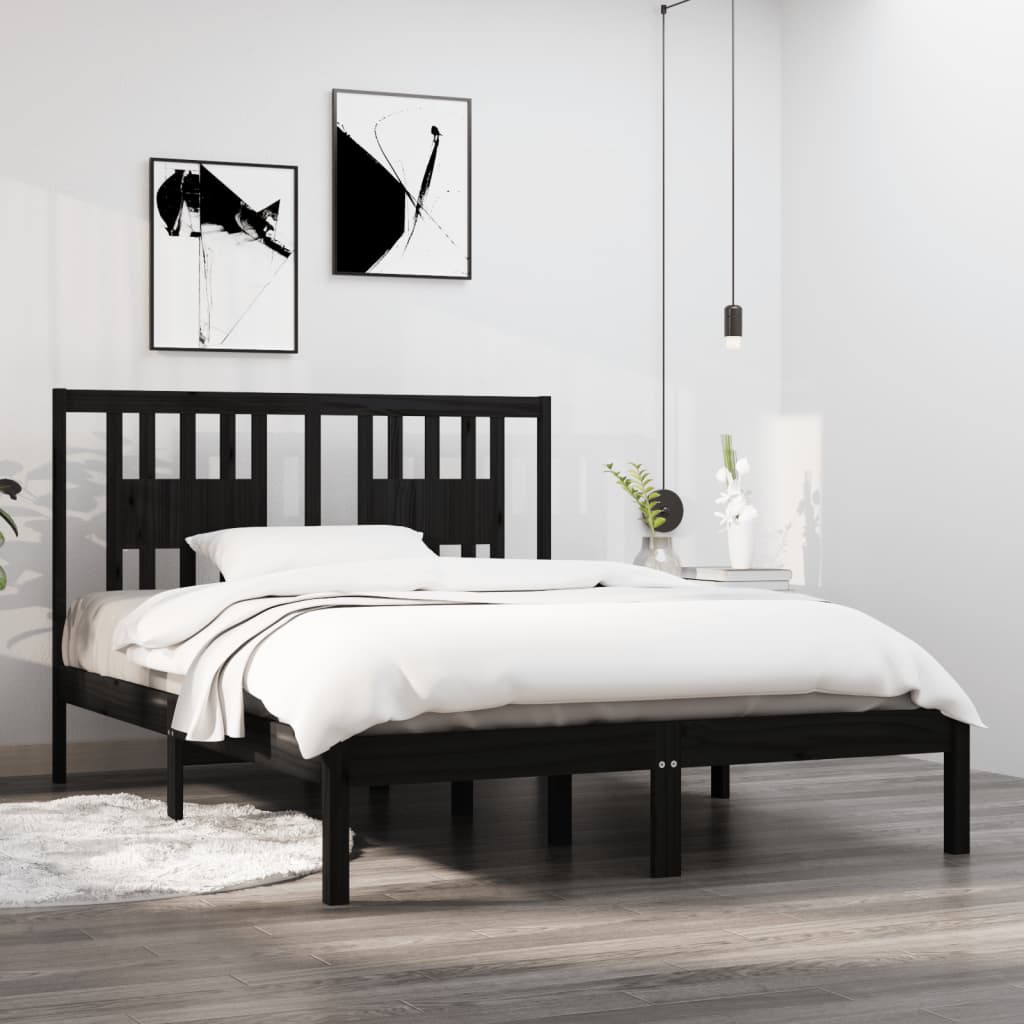 Bed Frame Without Mattress Solid Wood