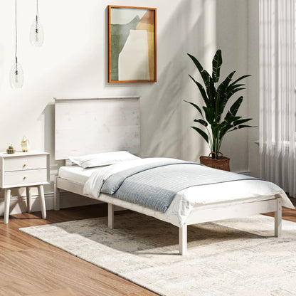 Bed Frame Without Mattress 183X203 Cm King Solid Wood
