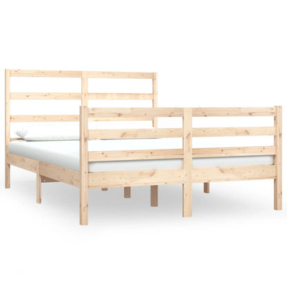 Bed Frame Without Mattress Solid Wood Pine