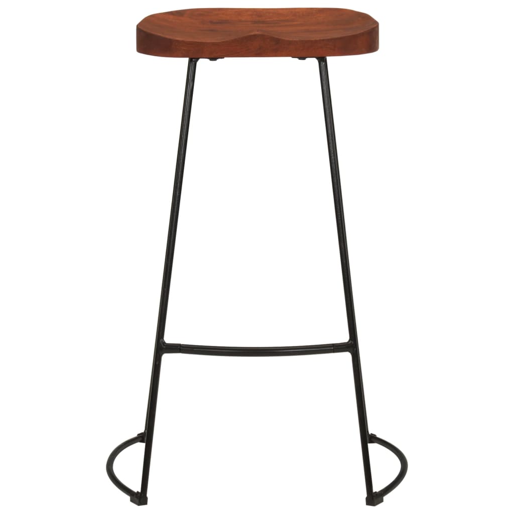 Gavin Bar Stools 2 Pcs 50X40X78 Cm Solid Wood Mango