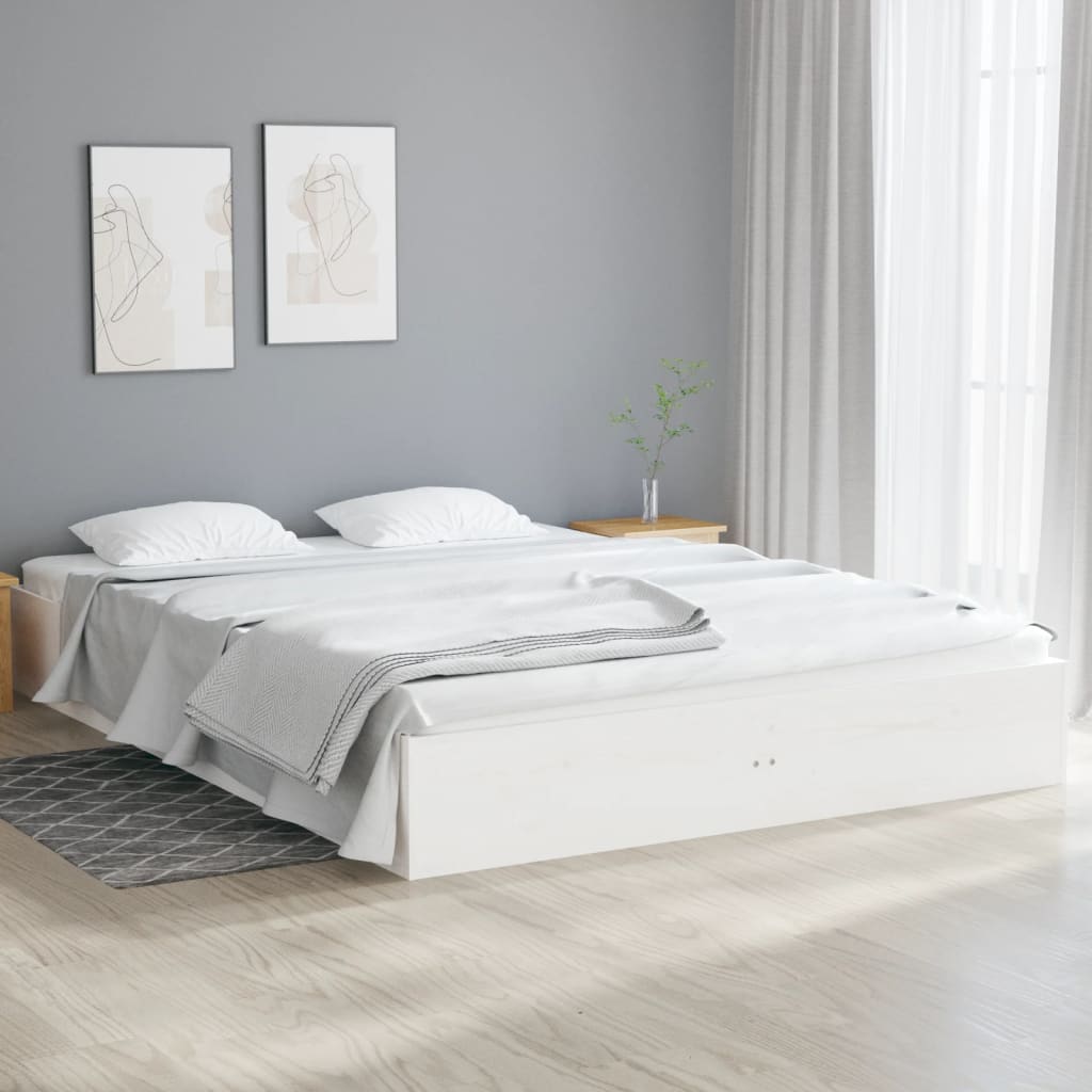 Bed Frame Without Mattress Solid Wood