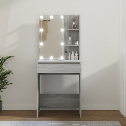 Dressing Table With Led 60X40X140 Cm