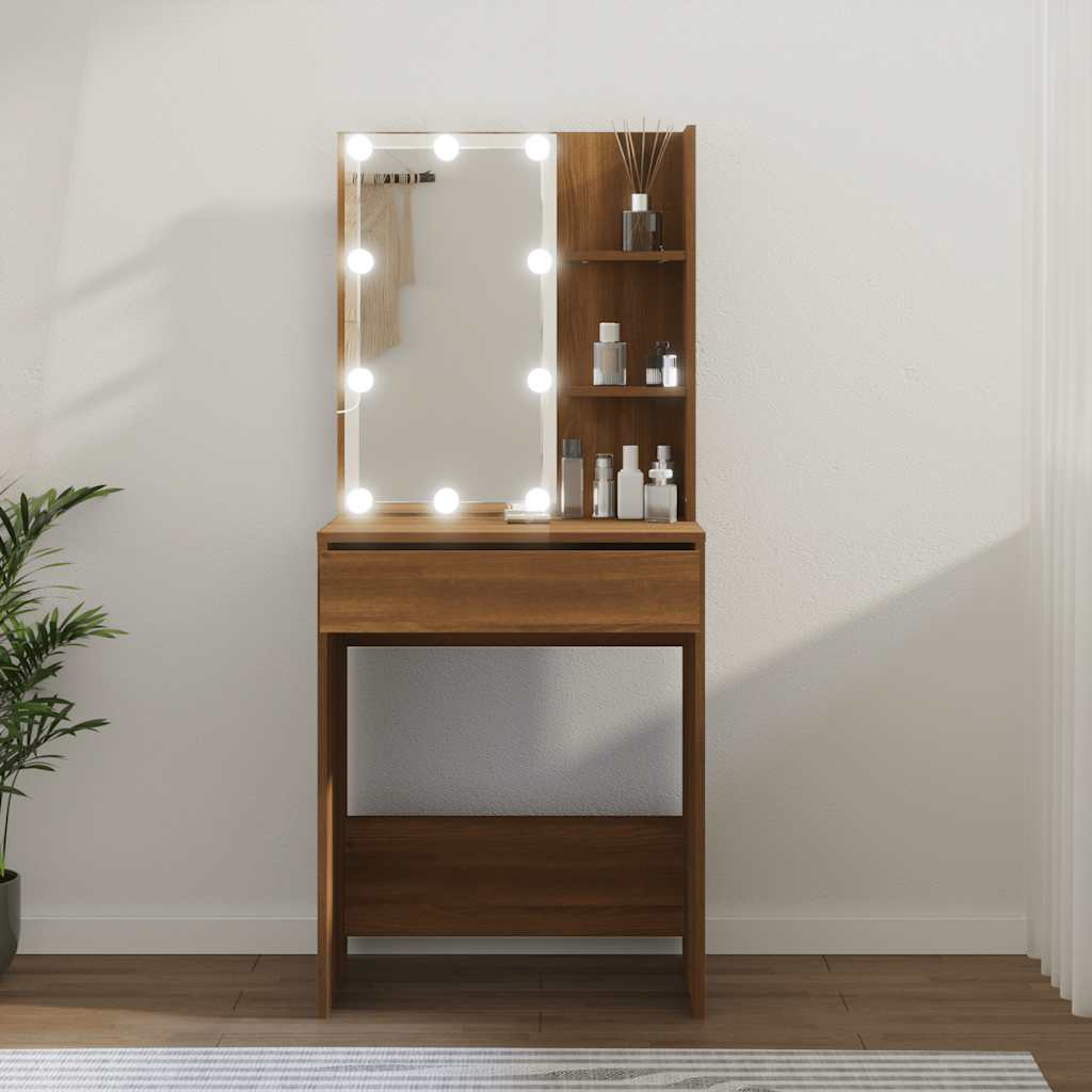Dressing Table With Led 60X40X140 Cm
