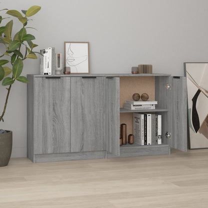 Sideboards 2 Pcs 60X30X70 Cm Engineered Wood