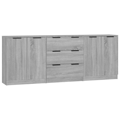 3 Piece Sideboards Engineered Wood