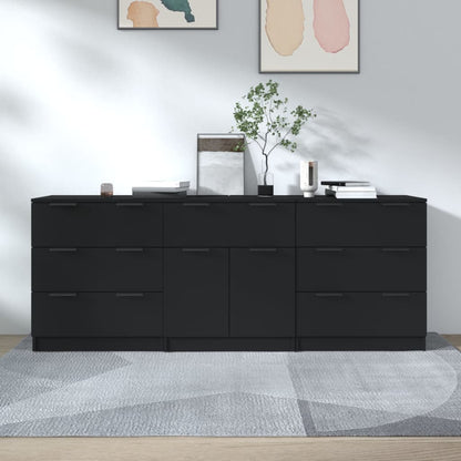 3 Piece Sideboards Engineered Wood