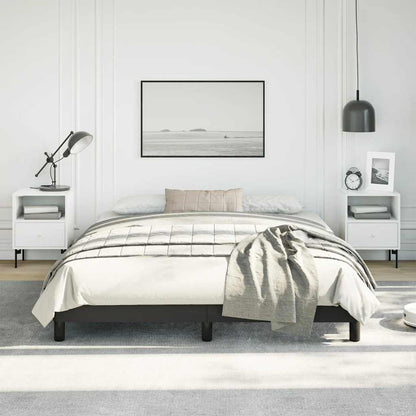 Bed Frame Without Mattress 152X203 Cm Queen Faux Leather