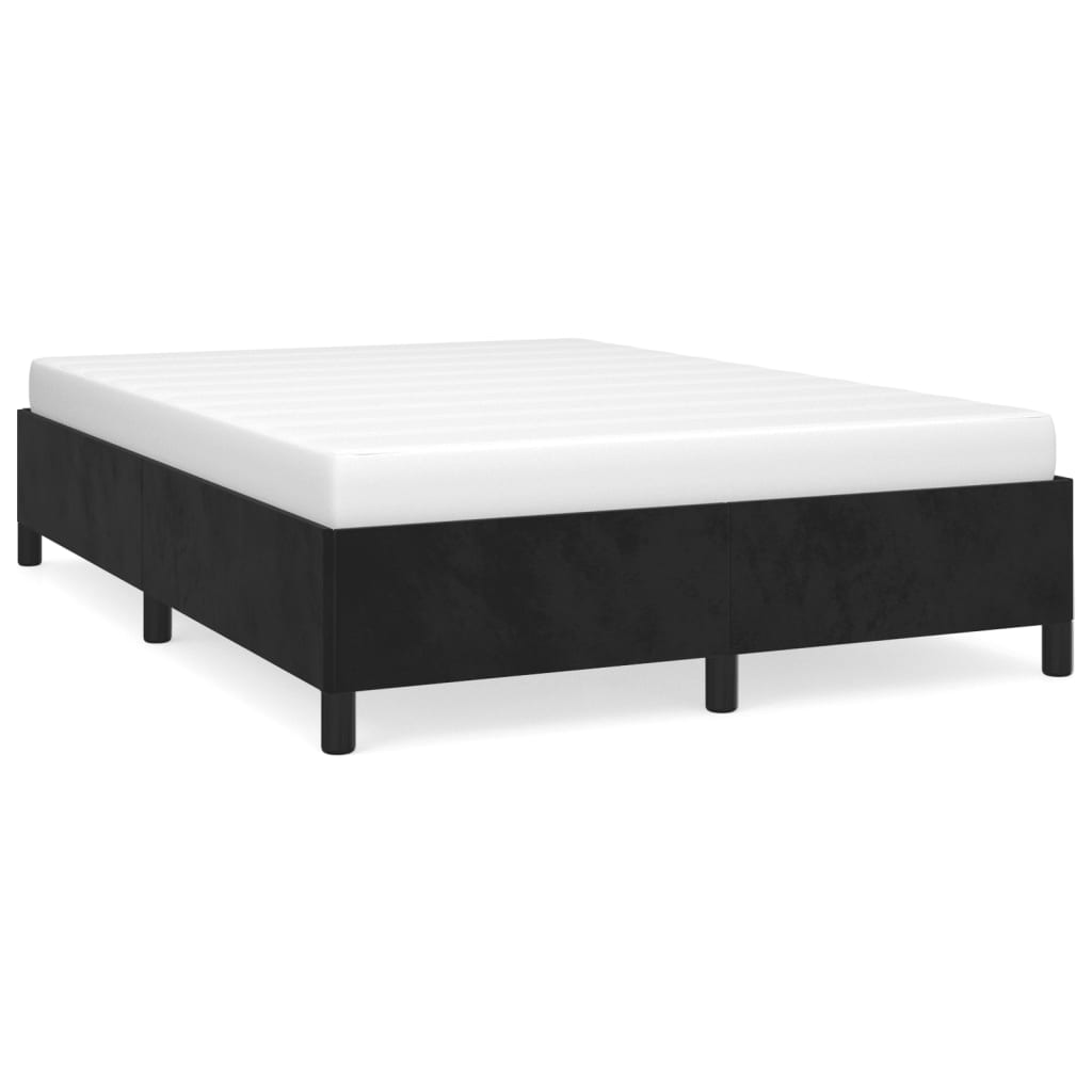 Bed Frame Without Mattress 137X187 Cm Double Velvet