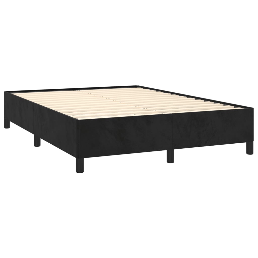 Bed Frame Without Mattress 137X187 Cm Double Velvet