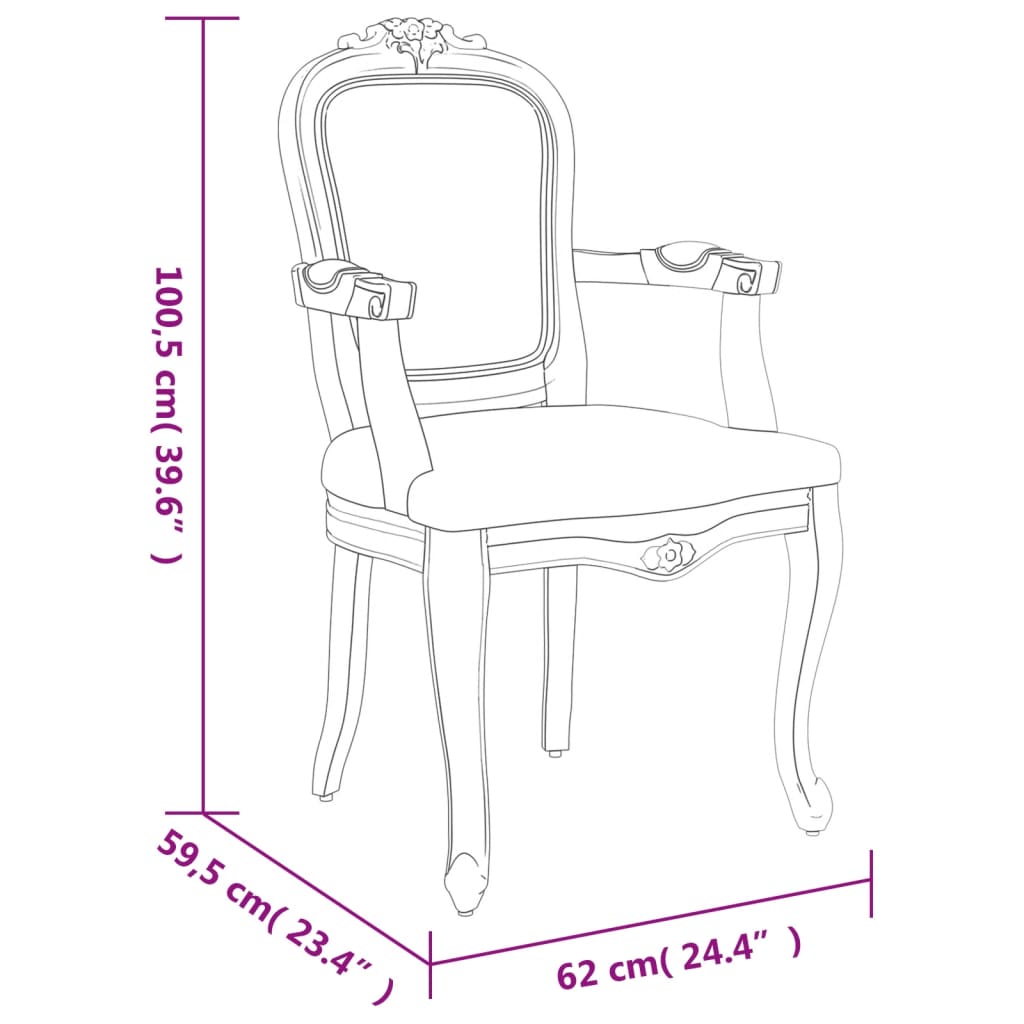 Dining Chairs 2 Pcs 62X59.5X100.5 Cm Linen