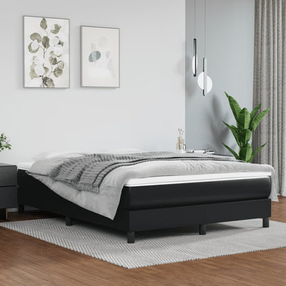 Box Spring Bed Without Mattress Faux Leather