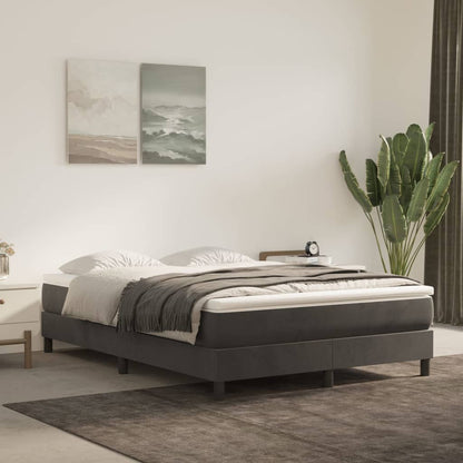 Box Spring Bed Without Mattress Velvet