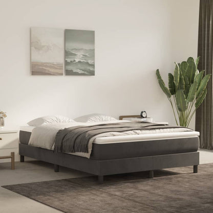 Box Spring Bed Without Mattress Velvet