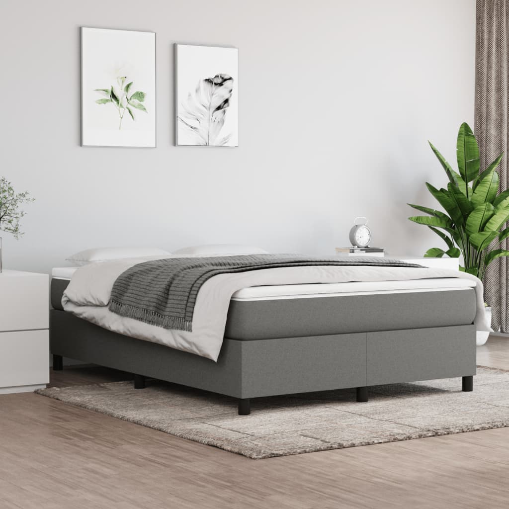 Box Spring Bed Without Mattress Fabric