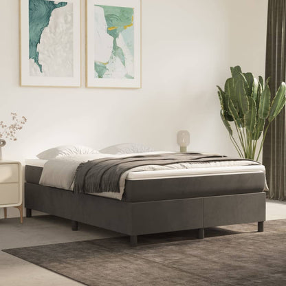 Box Spring Bed Without Mattress Velvet