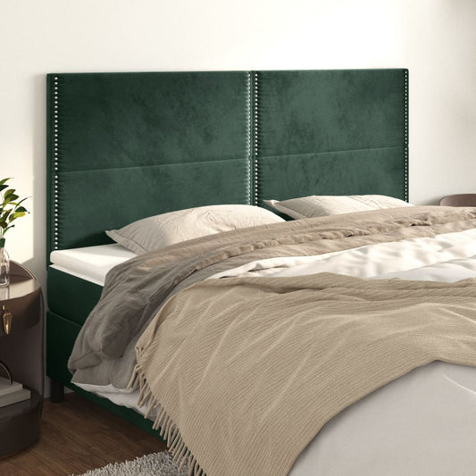 Headboards 4 Pcs 80 Cm Velvet