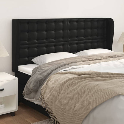 Headboard With Ears 203 Cm Faux Leather