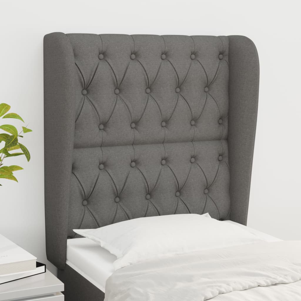 Headboard With Ears 147 Cm Fabric