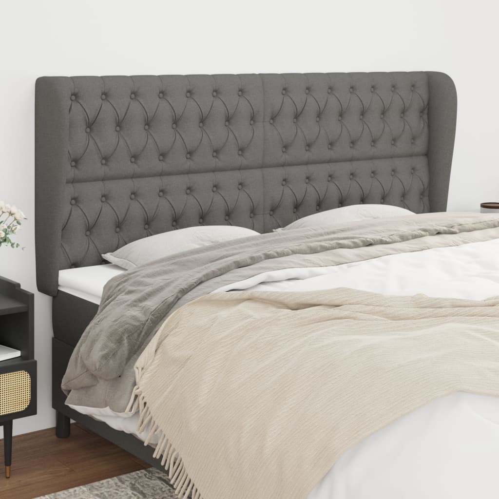 Headboard With Ears 147 Cm Fabric