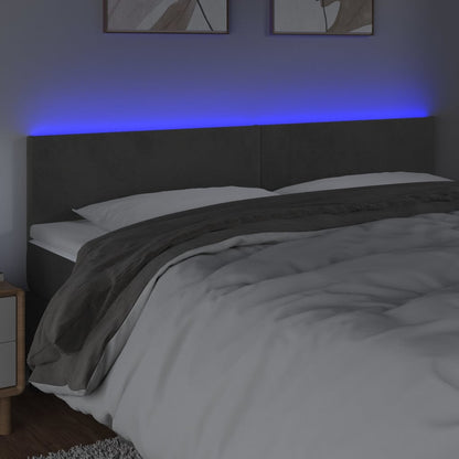 Led Headboard 200 Cm Velvet