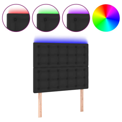 Led Headboard 100 Cm Faux Leather