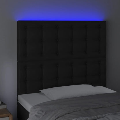 Led Headboard 100 Cm Faux Leather