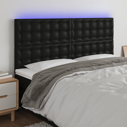 Led Headboard 100 Cm Faux Leather