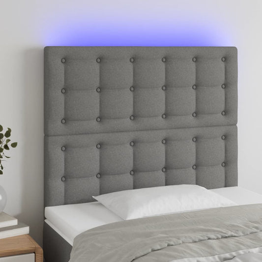 Led Headboard 100 Cm Fabric