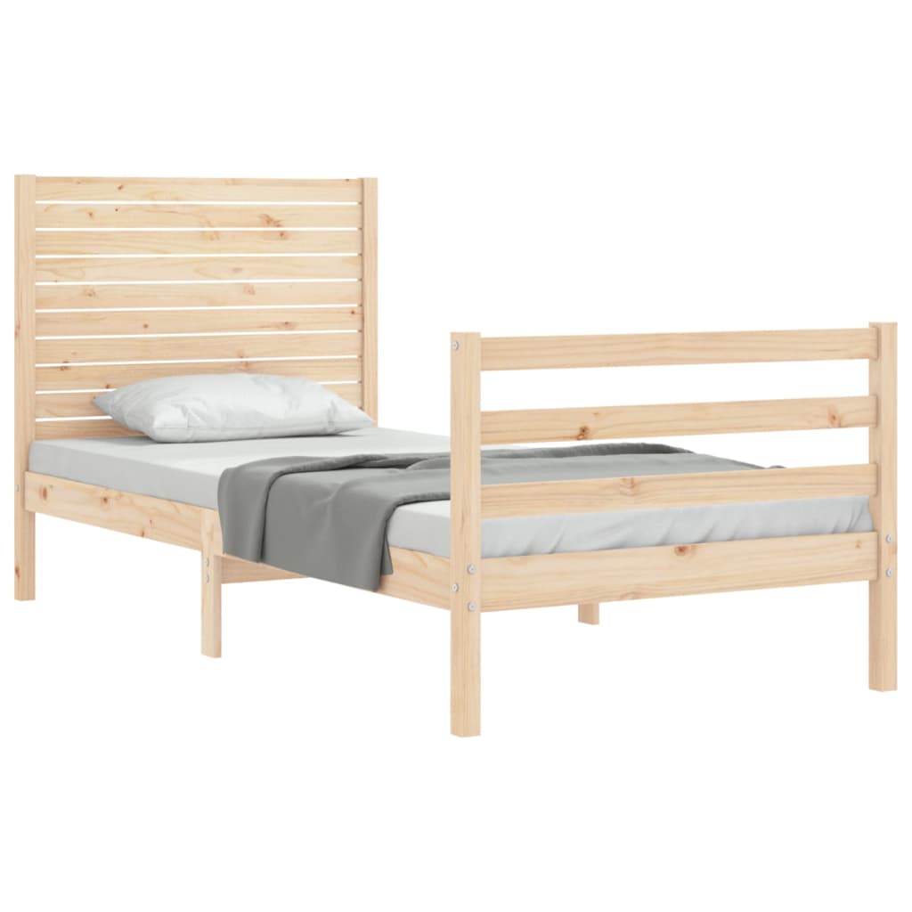 Bed Frame Without Mattress Solid Wood